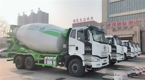 感謝有你，雄安有我！35臺凌宇攪拌車助力雄安新區建設